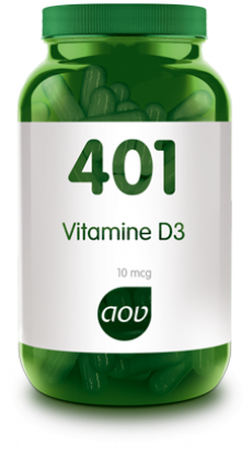 Vitamine D3 (10 mcg) - 60 Vegcaps - 401 °°