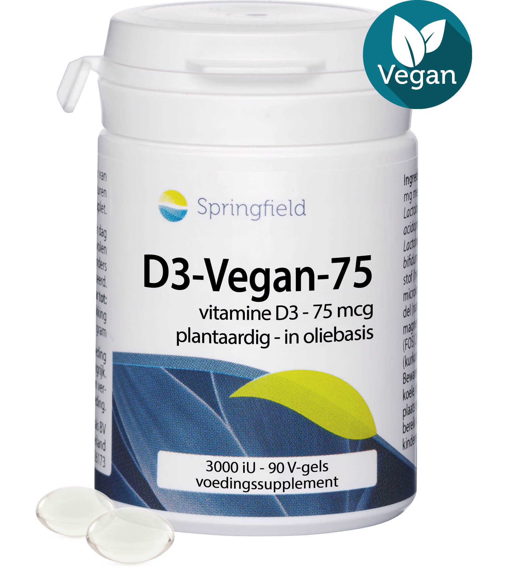 D3-Vegan 75 mcg - 90 softgels