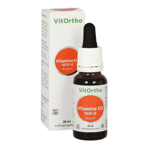 Vitamine D3 1000 IE druppels - 20ml